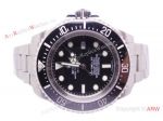 Noob Factory V3 Replica Rolex Deepsea Watch with Black Face Stainless Steel